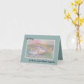 Sorry voor het verlies van Pet Sympathie Kaart (Gele Bloem)