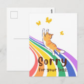Sorry voor het verlies van uw kat Briefkaart (Voorkant / Achterkant)