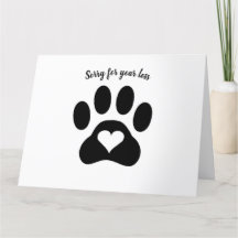 Sorry voor je verlies