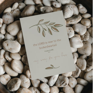 Sorry voor je verlies   Christelijke sympathiekaar Kaart