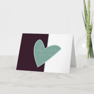 Sorry voor je verlies kaart