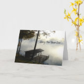 Sorry voor je verlies - Lake Kaart (Gele Bloem)