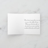 Sorry voor je verlies sympathie kaart (Binnen)