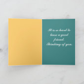 Sorry voor je verlies, sympathie voor twee verdrie kaart (Binnen)