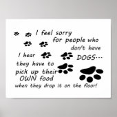 "Sorry voor mensen zonder honden - Poster (Voorkant)