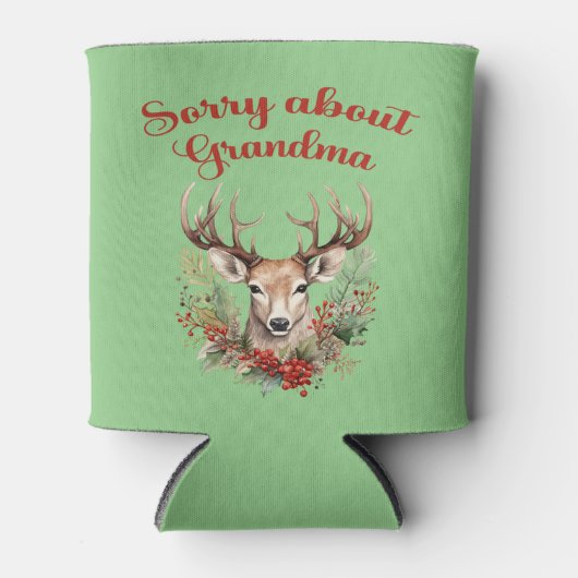 Sorry voor oma kerst koeler (Voorkant)