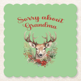 Sorry voor oma papieren Onderzetters