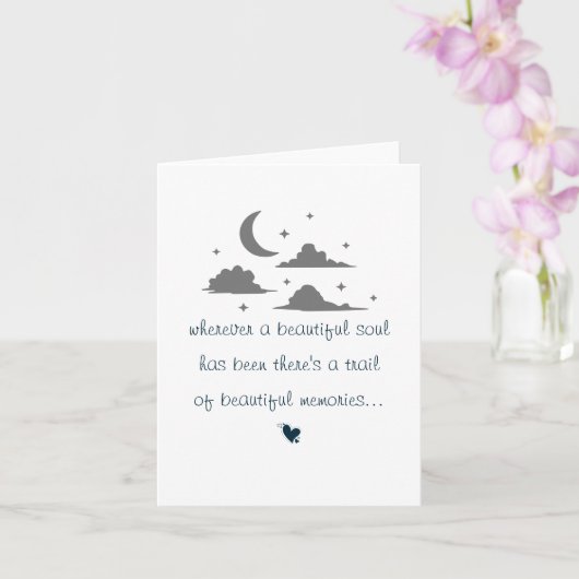 Sorry voor uw verlies sympathie groet kaart (Orchidee)