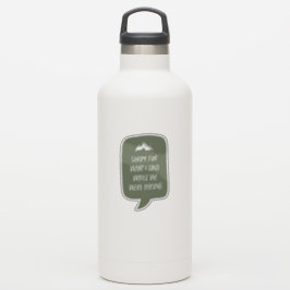 Sorry voor wat ik zei grappige groene wandelaar sticker