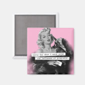 Sorry voor wat ik zei onder de invloed van magneet (Voorkant / Achterkant)