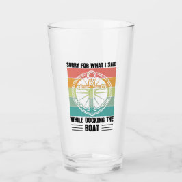 Sorry voor wat ik zei toen ik de Boat Retro aandee Glas
