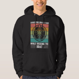 Sorry voor wat ik zei toen ik de Boat Retro aandee Hoodie