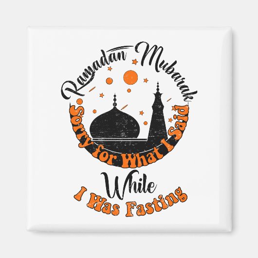 Sorry voor wat ik zei toen ik ramadan aan het vast magneet (Voorkant)