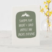 Sorry voor wat ik zei toen we grappig aan het wenn kaart (Gele Bloem)