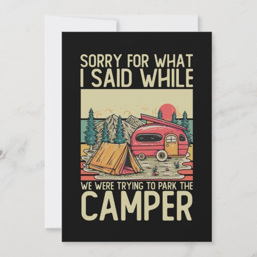 Sorry voor wat ik zei toen we probeerden te parker kaart (Voorkant)