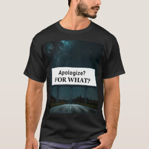 Sorry? Waarvoor? T-shirt