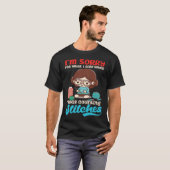 Sorry Was Counting Stitches Crocheting T-shirt (Voorkant volledig)