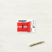 SORRY, we hebben je gemist. Schilder Post-it® Notes (Op bureau)