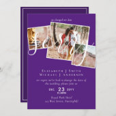 SORRY! Wedding-uitstel verandering van datum FOTO (Voorkant / Achterkant)