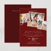 SORRY! Wedding-uitstel verandering van datum FOTO (Voorkant / Achterkant)