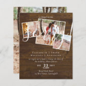 SORRY! Wedding-uitstel verandering van datum FOTO (Voorkant / Achterkant)