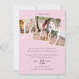 SORRY! Wedding-uitstel verandering van datum FOTO