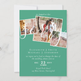 SORRY! Wedding-uitstel verandering van datum FOTO