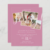 SORRY! Wedding-uitstel verandering van datum FOTO (Voorkant / Achterkant)