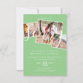 SORRY! Wedding-uitstel verandering van datum FOTO