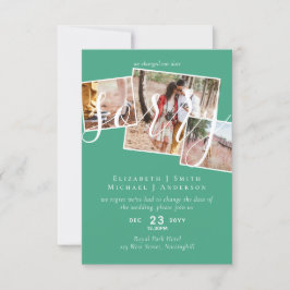 SORRY! Wedding-uitstel verandering van datum FOTO