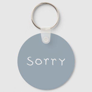 sorry witte Sleutelhanger