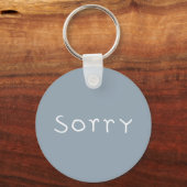sorry witte Sleutelhanger (Voorkant)