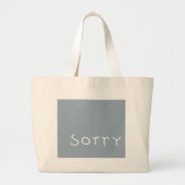 sorry witte tas (Voorkant)