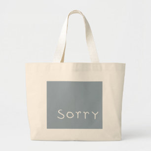 sorry witte tas