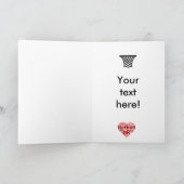 Sorry You're Leaving Netball Goodbye Greeting Kaart (Binnen)