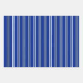 Sorta Blue Calico en strepen Inpakpapier Vel (Voorkant 2)