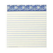 Sorta Blue Calico (gelaagd) Notitieblok (Voorkant)