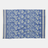 Sorta Blue Calico (katoenen vaatdoek) Theedoek (Horizontaal)