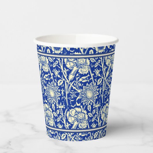 Sorta Blue Calico Papieren Bekers (Links)