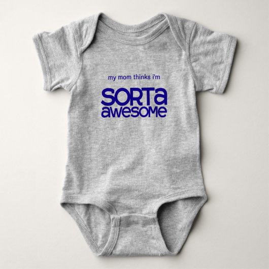 Sorta Geweldige Baby Bodysuit (Voorkant)