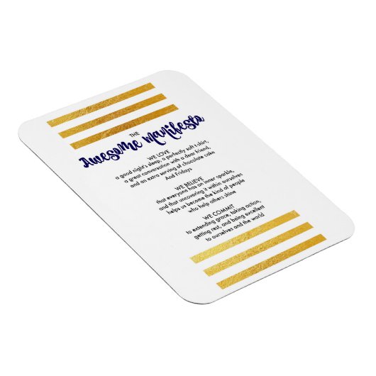 Sorta Geweldige Manifesto Magnet Magneet (Rechterzijde)