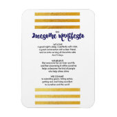 Sorta Geweldige Manifesto Magnet Magneet (Verticaal)