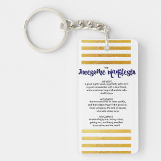 Sorta Geweldige Manifesto Sleutelhanger