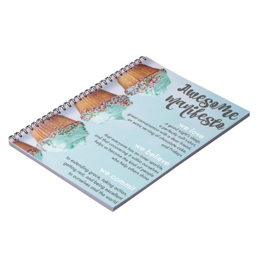 Sorta Geweldige Manifesto spiral notebook Notitieboek (Linkerzijde)