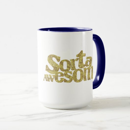 Sorta Geweldige tweetone Mok (Voorkant rechts)