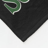 Sorta Merry Sorta Feral Funny Racoon Santa Christm Fleece Deken (Hoek)