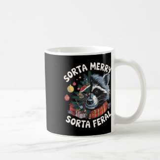 Sorta Merry Sorta Feral Grappige Wasbeerliefhebber Koffiemok