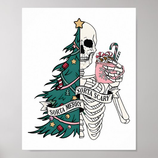 Sorta Merry Sorta Scary Christmas Poster (Voorkant)