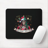 Sorta Merry Sorta Scary Skeleton Hete Cocolade Ker Muismat (Met muis)