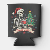 Sorta Merry Sorta Scary Spooky Skeleton Xmas Blikjeskoeler (Voorkant)